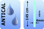 Antical, Altura: 145 cm, Espesor: 6 mm